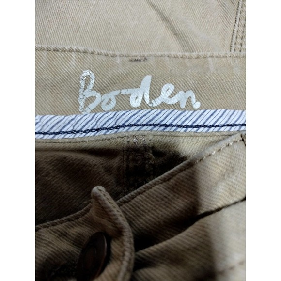 Boden khaki brown jean skirt size 6 regular mini - Picture 4 of 6